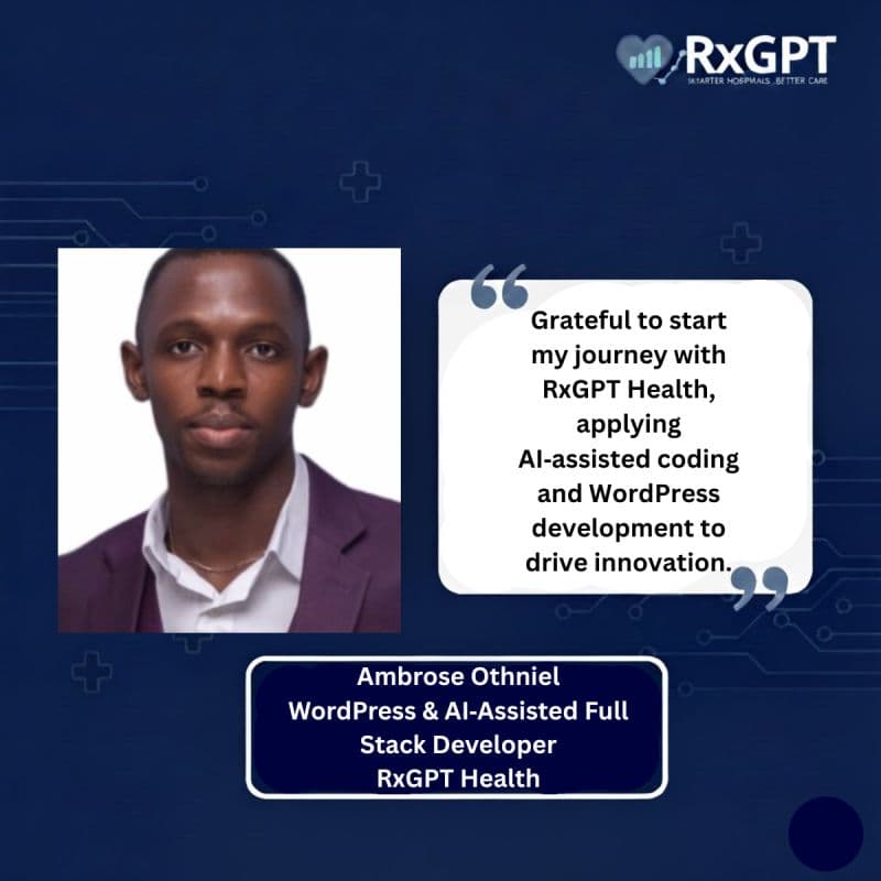 Photo of Harsh Garg, UI/UX Designer at RxGPT