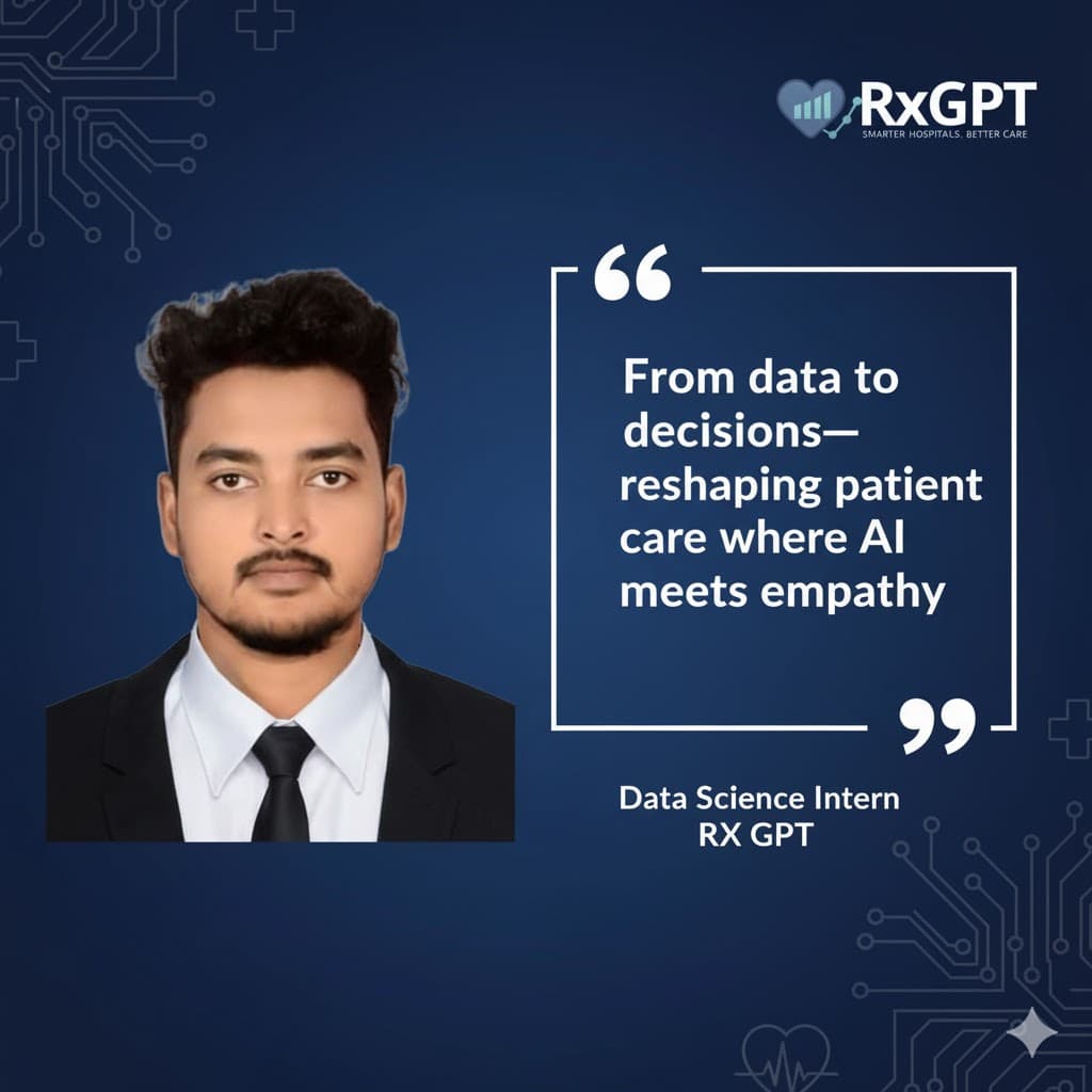 Photo of Rohit Maurya, Data Analyst & Developer at RxGPT