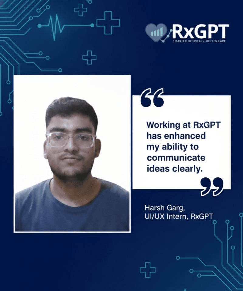 Photo of Samarth Guddadar, HR Associate at RxGPT